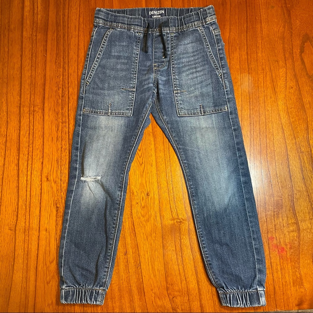 Denizen from Levi’s distressed jean joggers